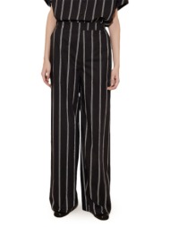 melody striped high waist straight fit pants women dolce domenica