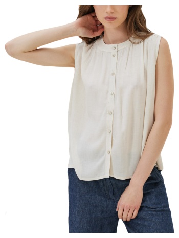 kalolimnos linen sleeveless comfort fit shirt women namaste