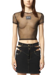 76dp602 see through top women versace jeans couture