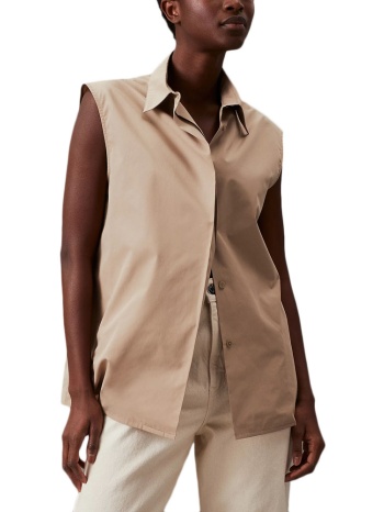 cotton archive sleeveless shirt women calvin klein σε προσφορά