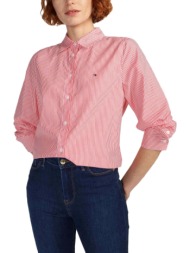 essential stripe regular fit shirt women tommy hilfiger