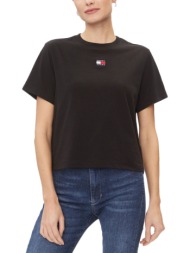 tommy jeans badge boxy fit t-shirt women