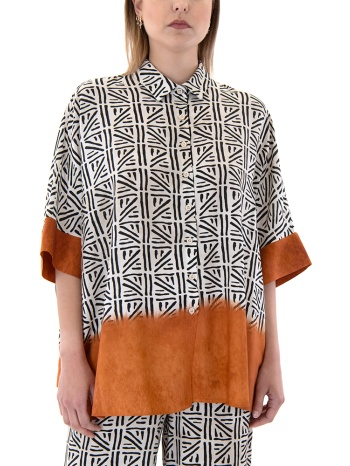 printed shortsleeve comfort fit shirt women moutaki