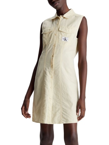 sleeveless mini shirt dress women calvin klein σε προσφορά