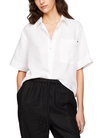 linen shortsleeve shirt women tommy hilfiger σε προσφορά