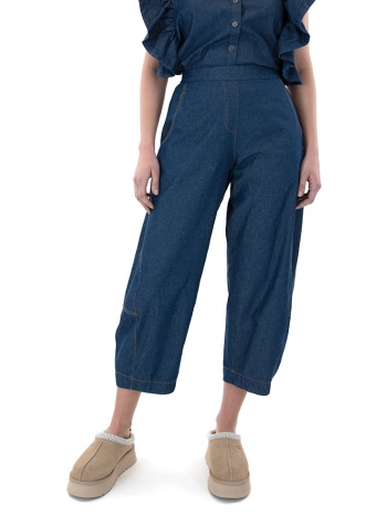 elastic high waist slouchy fit jeans women moutaki