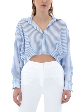 striped crop longsleeve shirt women twenty-29