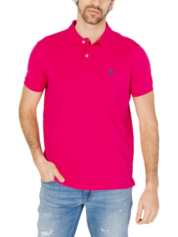 king embroidered logo slim fit polo t-shirt men u.s. polo σε προσφορά
