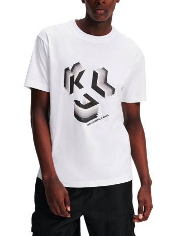 3d monogram regular fit t-shirt men karl lagerfeld σε προσφορά