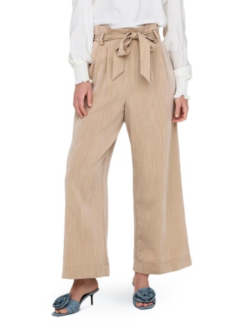 onlmarsa solid high waist wide leg crop pants women only σε προσφορά
