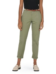 onlbiana belted mid waist crop l.32 chino pants women only