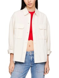 tommy jeans cargo overshirt women