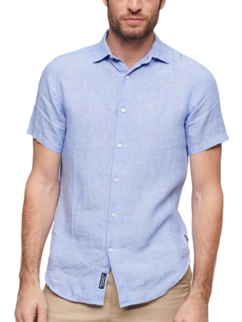 d3 linen studios casual shortsleeve shirt men superdry σε προσφορά