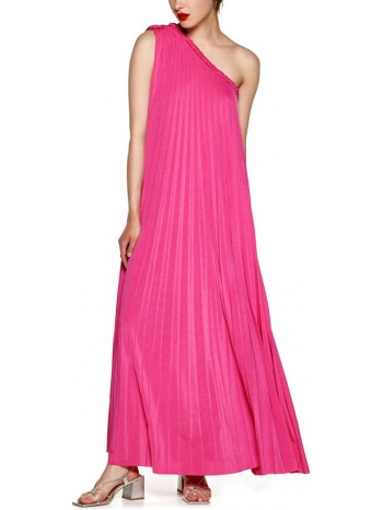 one shoulder pleated maxi dress women access