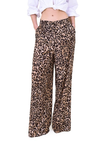 marissa leopard high waist wide leg pants women dolce