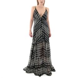 ivy printed open back sleeveless maxi dress women dolce domenica