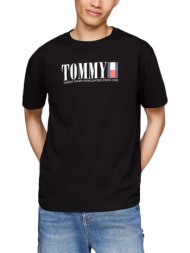 tommy jeans graphic dna flag regular fit t-shirt men