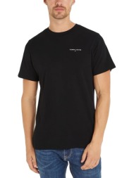 tommy jeans linear chest logo slim fit t-shirt men
