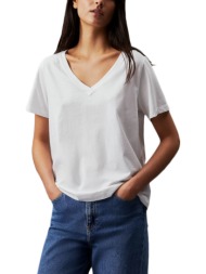 regular fit v-neck t-shirt women calvin klein