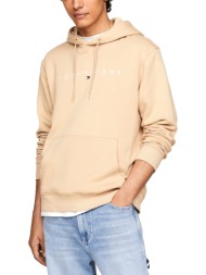 tommy jeans linear logo regular fit hoodie men