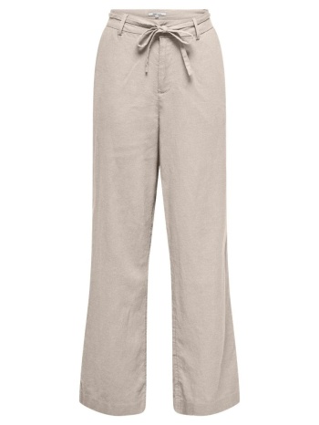 παντελόνι wideleg με λινό only 15338710 - μπεζ σε προσφορά