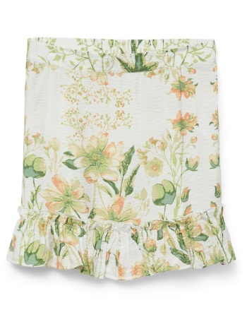 φούστα με print floral και βολάν vero moda 10324126 - multi σε προσφορά