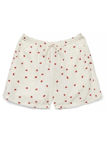 σορτς με print φράουλες vero moda 10324635 - λευκό σε προσφορά