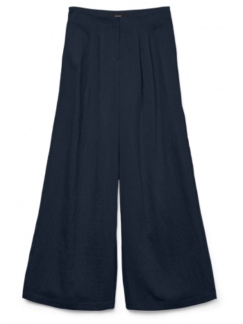 παντελόνι wide leg με πιέτες vero moda 10326937 - μπλε σε προσφορά