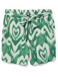 σορτς με tie dye print vero moda 10323630 - πράσινο