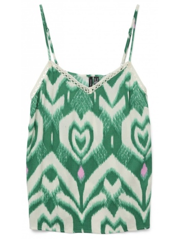 τοπ ραντάκι με tie dye print vero moda 10323627 - πράσινο σε προσφορά