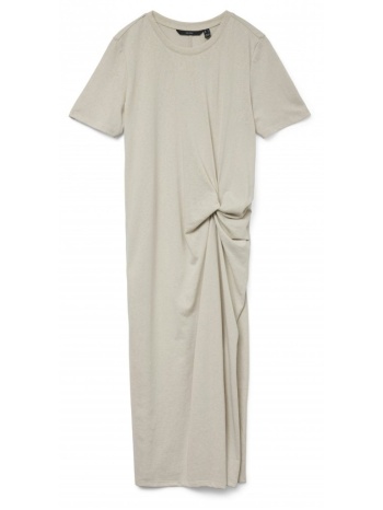 φόρεμα με κόμπο vero moda 10327090 - μπεζ σε προσφορά