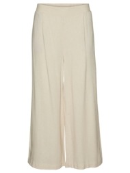 culotte ψηλόμεση με λάστιχο vero moda 10321626 - μπεζ