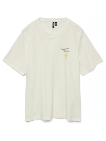 t-shirt με στάμπα vero moda 10329799 - λευκό σε προσφορά