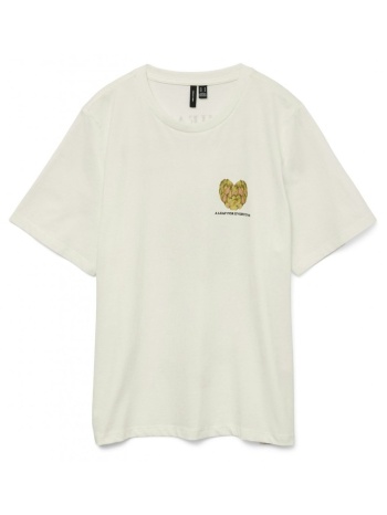 t-shirt με στάμπα vero moda 10329799 - λευκό σε προσφορά