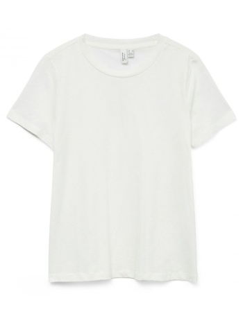 t-shirt με στάμπα στην πλάτη vero moda - λευκό/μαύρο σε προσφορά
