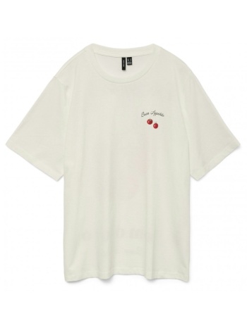 t-shirt με στάμπα vero moda 10329799 - λευκό σε προσφορά
