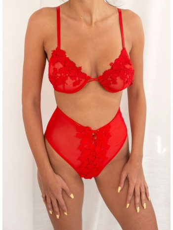 corset lingerie set lace-up - 1648 - κόκκινο σε προσφορά