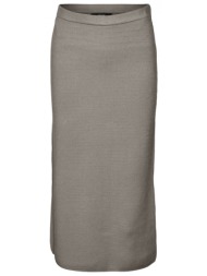 vero moda πλεκτή φούστα εφαρμοστή - 10315502 - taupe