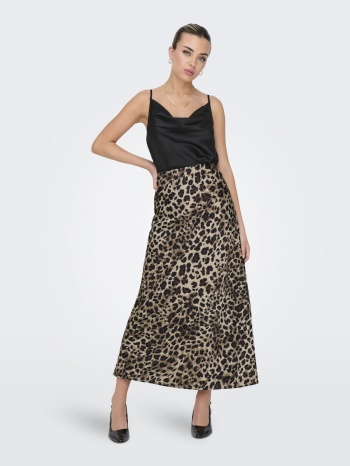 only σατέν μακριά φούστα - 15333343 - leopard σε προσφορά