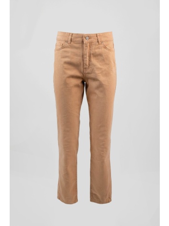 bisou τζιν mom fit cropped - 10016902 - camel σε προσφορά