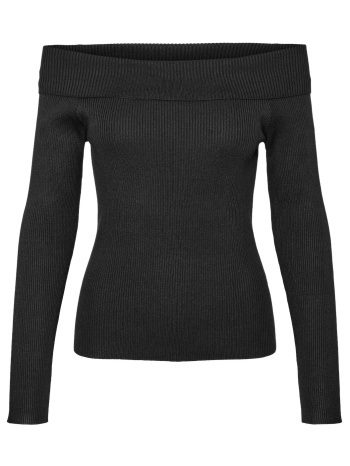 vero moda πουλόβερ με ακάλυπτους ώμους - 10310829 - μαύρο σε προσφορά