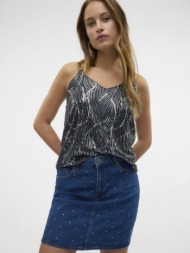 vero moda μπλούζα βραδινή με πούλιες - 10317121 - μαύρο