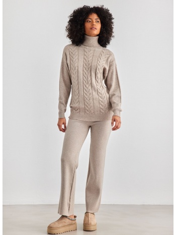 σετ πουλόβερ με πλεκτό παντελόνι jean louis francoise  σε προσφορά