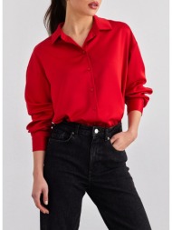 πουκάμισο σατέν vero moda 10313711 - κόκκινο