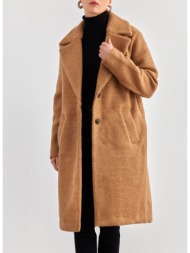 παλτό μακρύ vero moda 10290147 - κάμελ