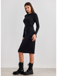 φόρεμα με σούρα vero moda 10299277 - μαύρο