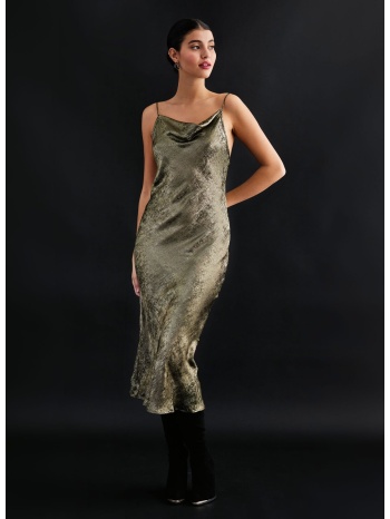 φόρεμα μεταλλιζέ vero moda 10304534 - μαύρο/χρυσό σε προσφορά