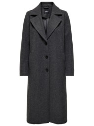 παλτό με κουμπιά only 15313657 - ανθρακί