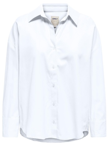 πουκάμισο μονόχρωμο only 15314330 - λευκό σε προσφορά