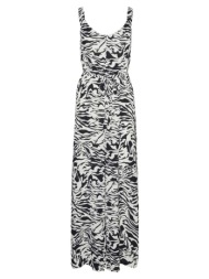 ολόσωμη oversize φόρμα με print only 10305451 - λευκό/μαύρο
